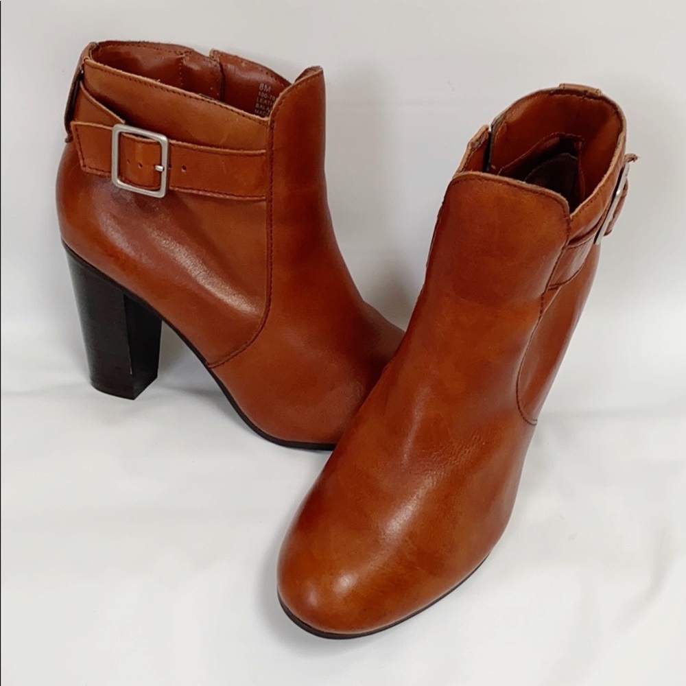 LIZ CLAIBORNE Womens 8 BOOTIES LC HARRY ANKLE HEEL BOOTS